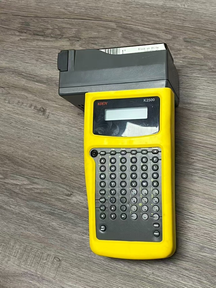 KROY K2500 Industrial Label Printer Wire Marker Machine AS-IS Untested