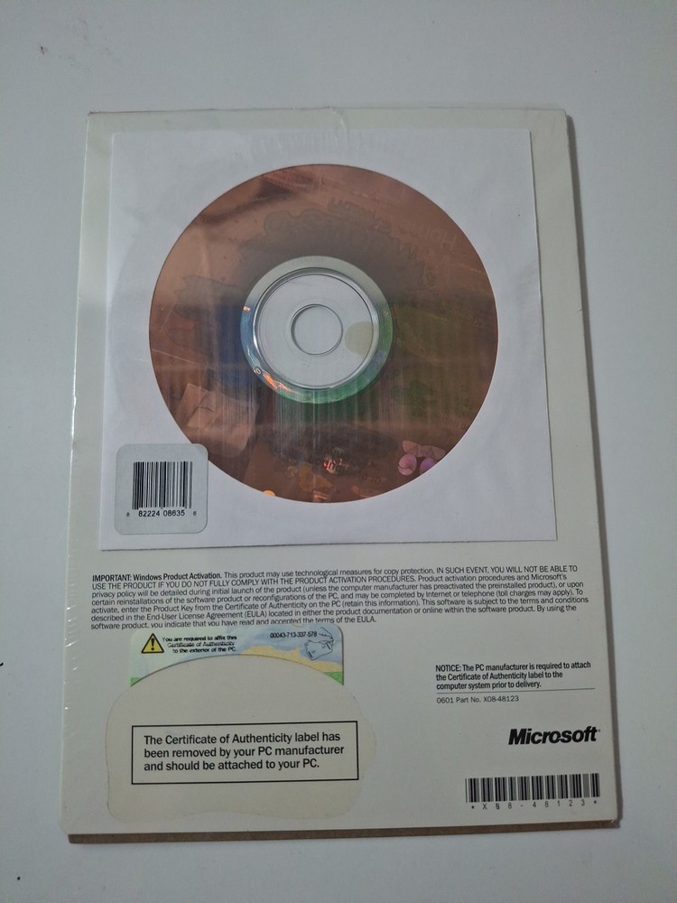 Microsoft Windows xp Home Edition - 2002 - Shrink Wrapped - NEW