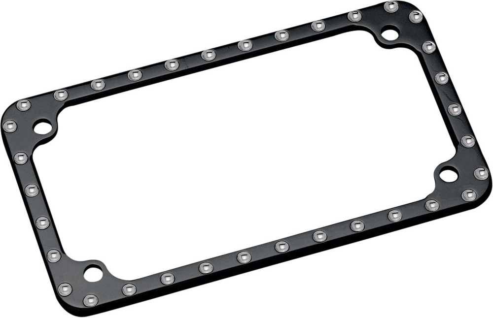 Covingtons Dimpled Black License Plate Frame (C1265-B)
