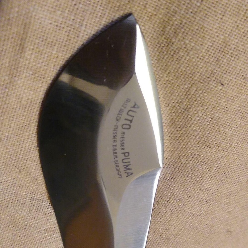 New PUMA knife auto messer with sheath