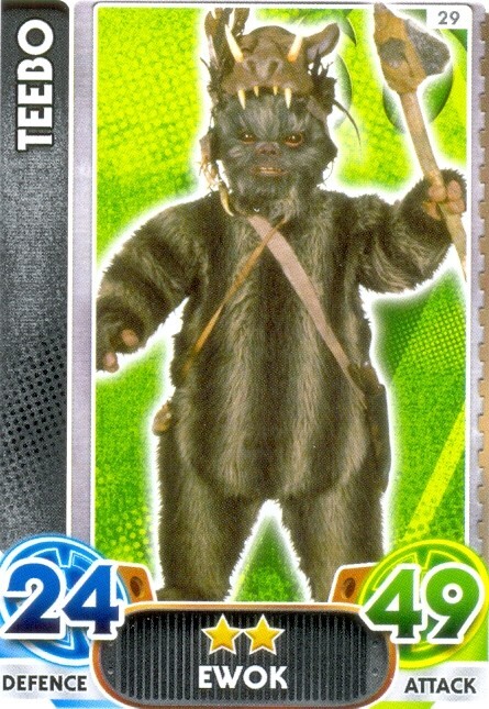 Topps 2015 Star Wars Force Attax - Force Awakens #29 - Teebo