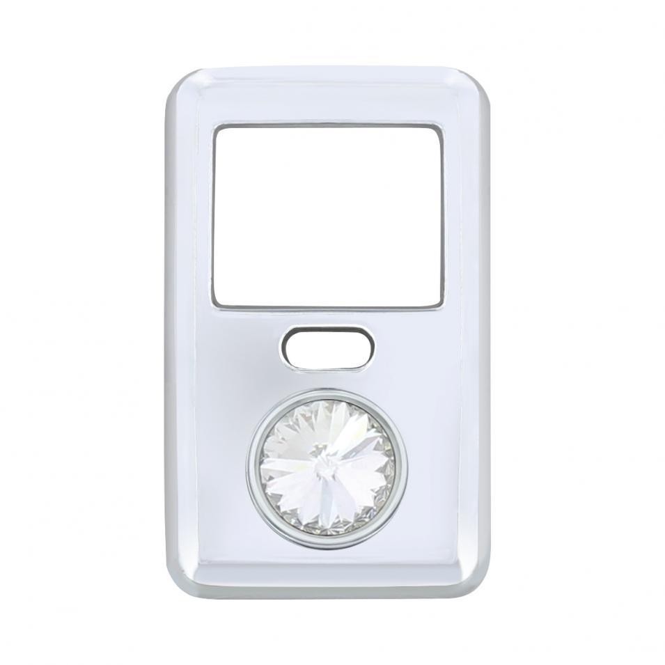 Volvo Chrome Plastic Switch Cover - Clear Diamond