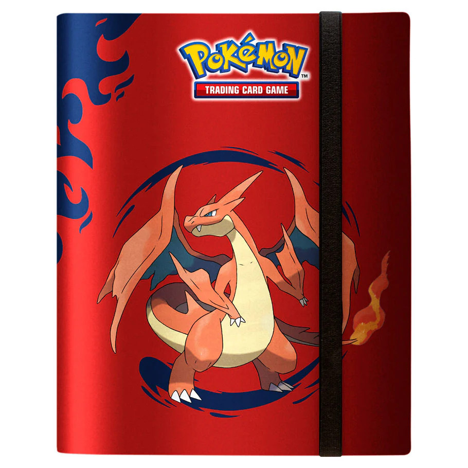 Pokemon Pro Binder - Ultra PRO 9 Pocket Side Loading - Mega Charizard X & Y