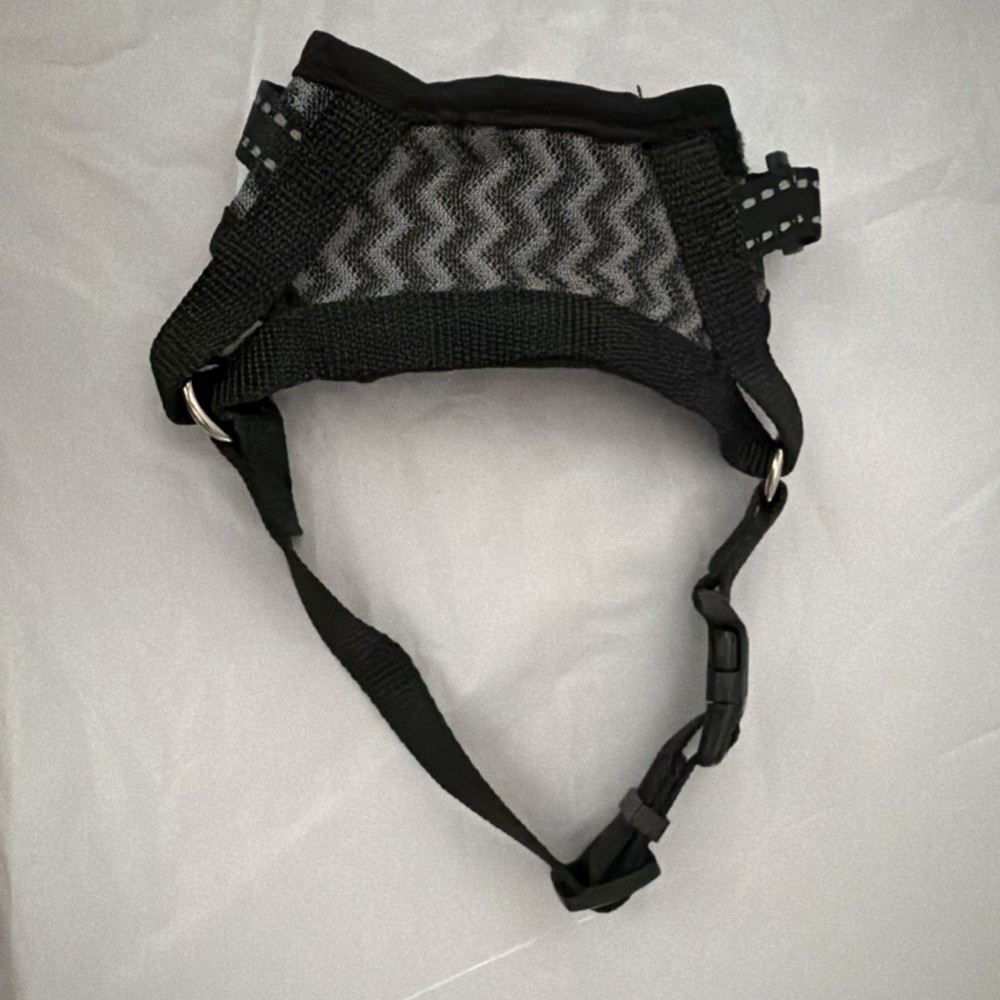 Supet Mesh Nylon Adjustable Dog Muzzle Black Size M