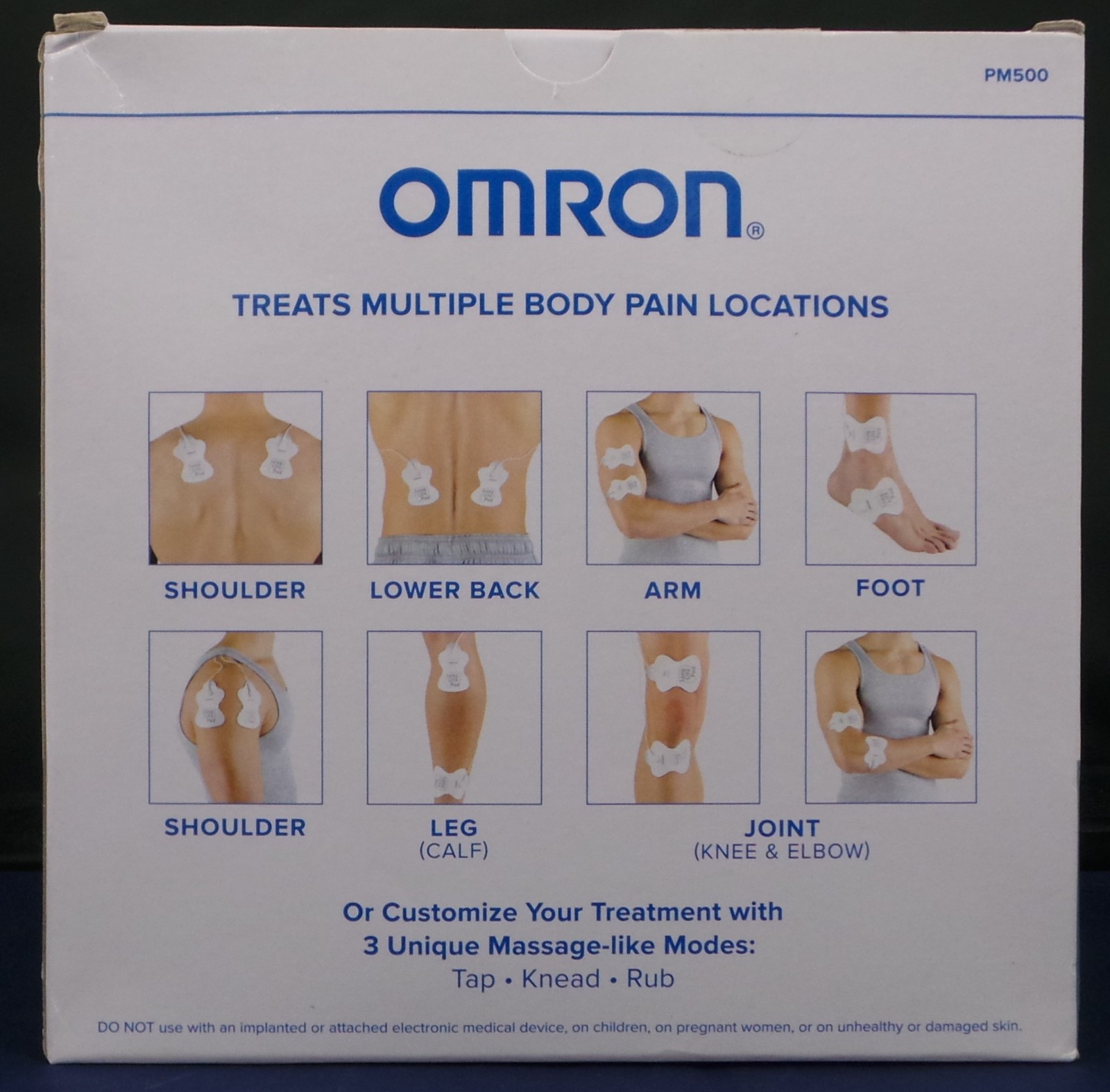 Omron PM500 Max-Power Relief TENS Therapy Pain Relief - New/Sealed