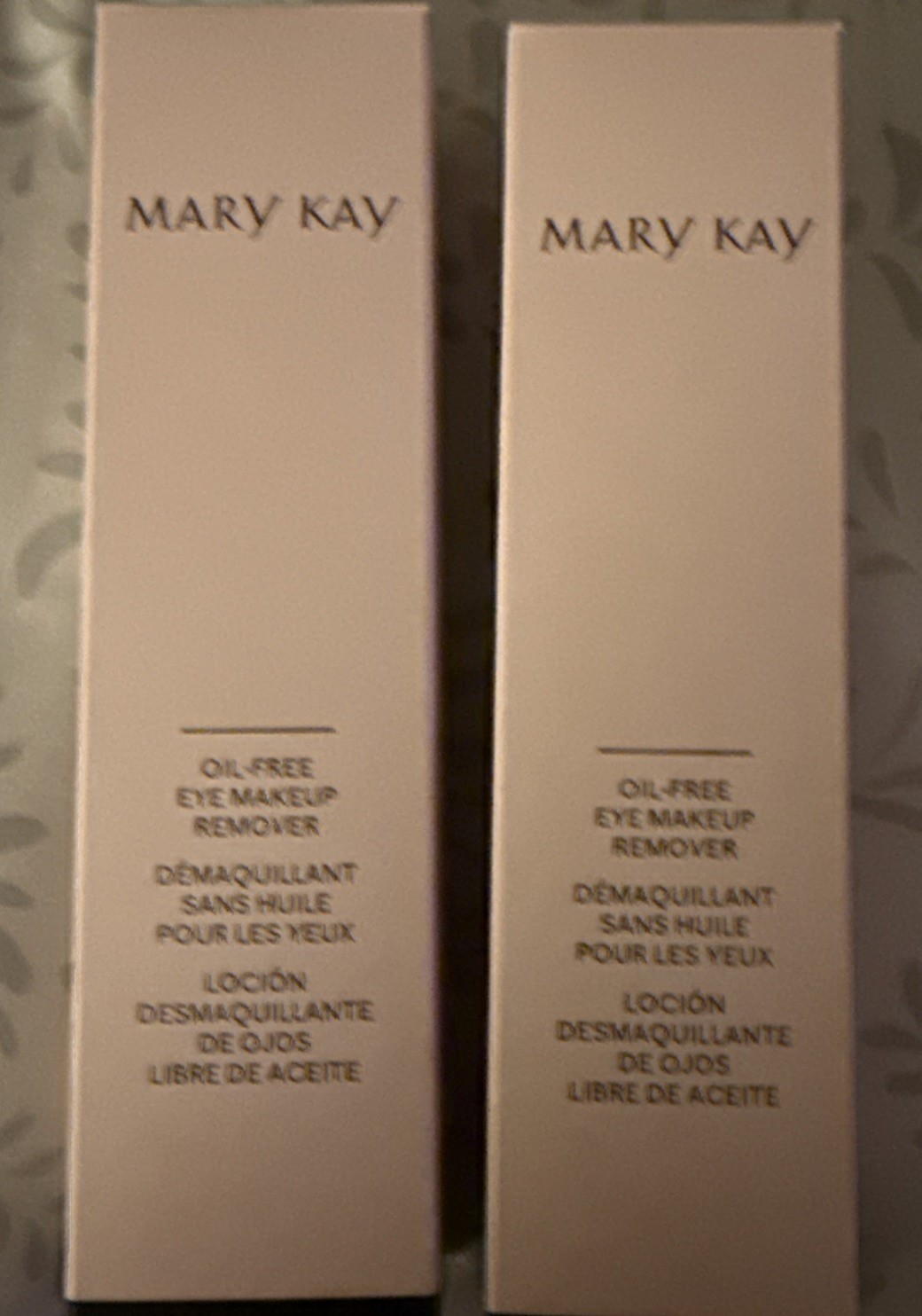 Mary Kay Oil-Free Eye Makeup Remover Set Of Two 3.75 fl. oz. FREE SHIPPING