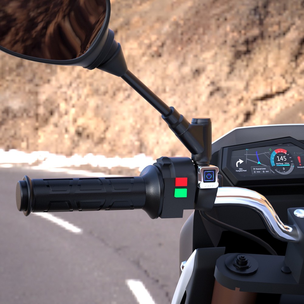 Three-speed Intelligent Temperature-adjusting Electric Heating Handlebar Kit