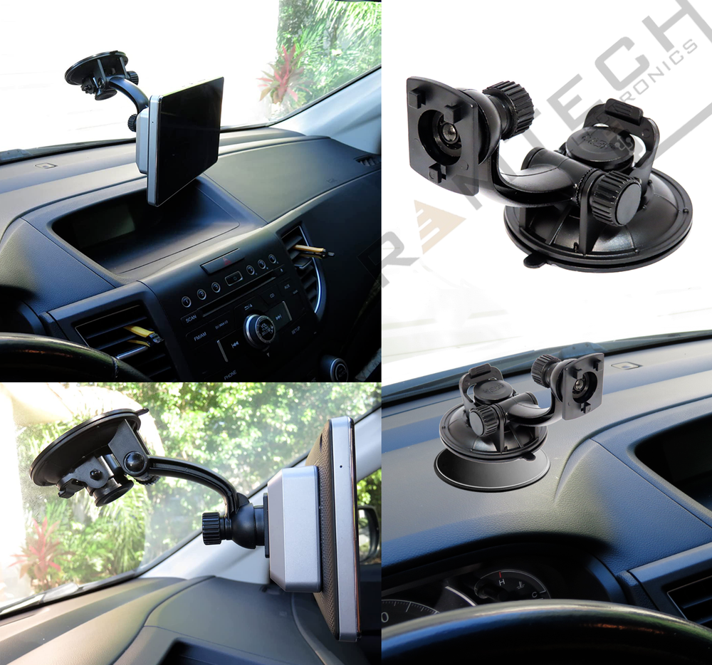 Car Suction Mount + Dash Disk Disc Kit For Rand McNally TND Tablet 85 GPS