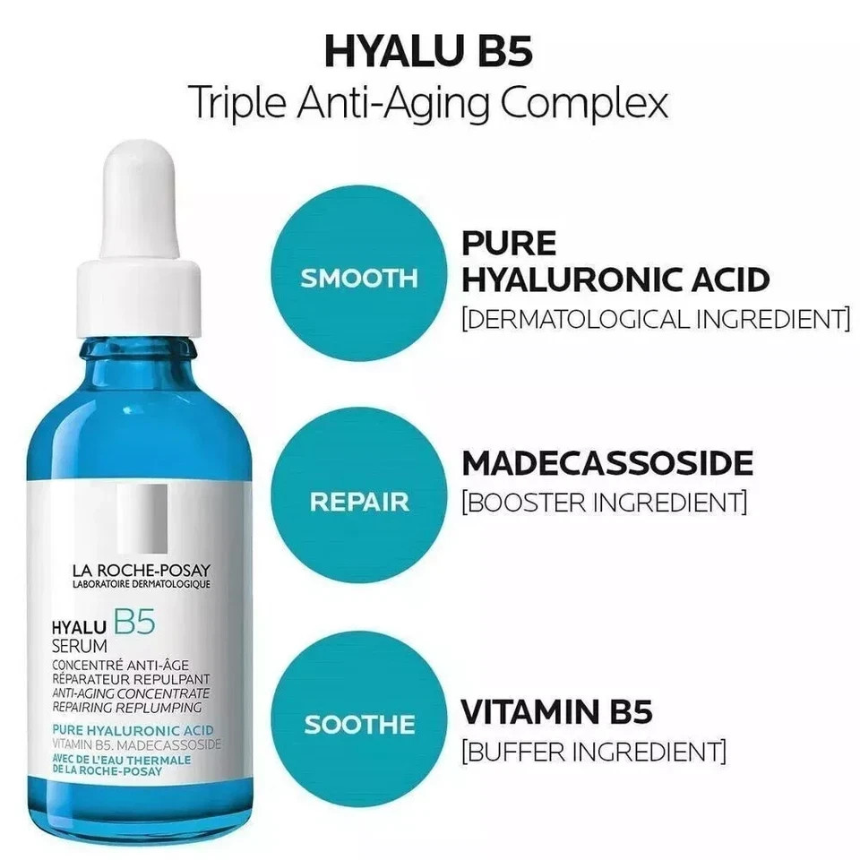 ***La Roche-Posay NEW HYALU B5 Anti-Wrinkle Serum 30ml | Repairing | Exp:2028***