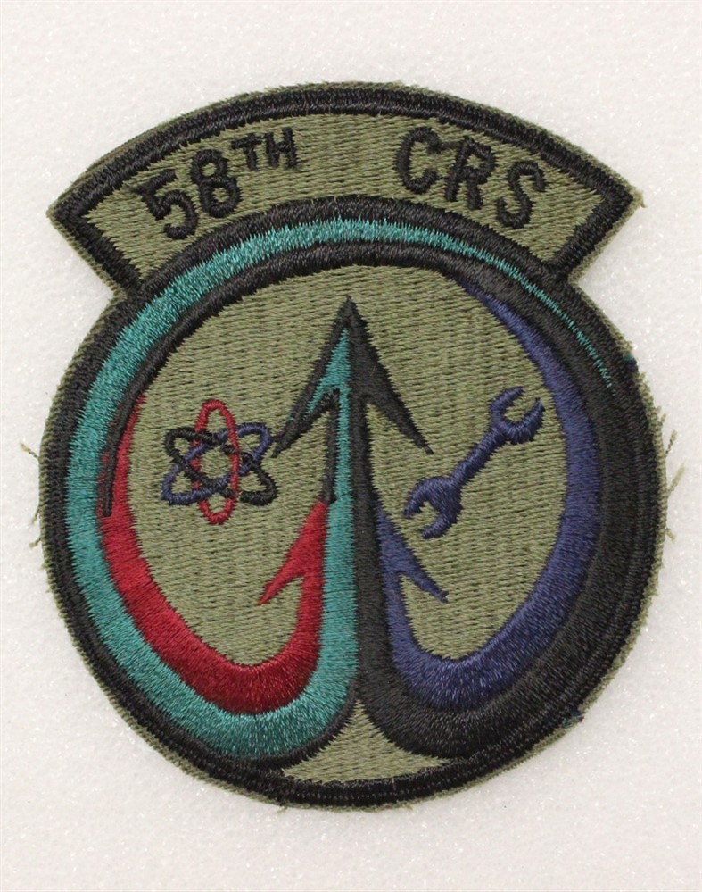 USAF Air Force Patch 4227: 58th Component Repair Squadron - subdued
