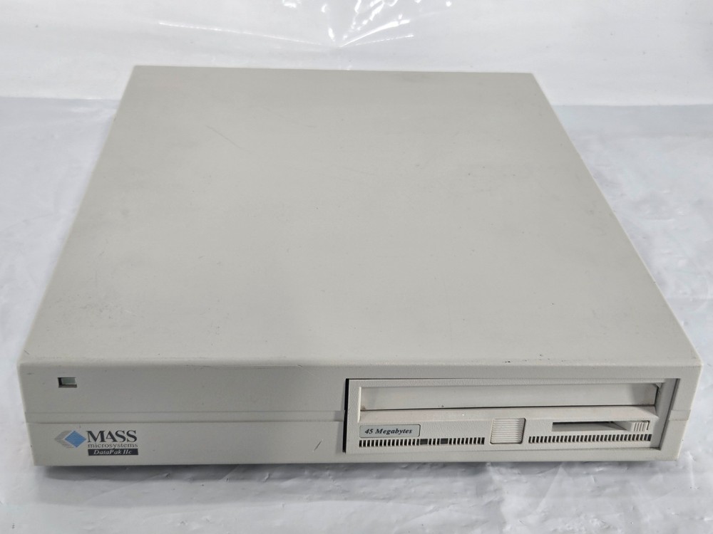 MASS Microsystems Datapak IIc External Tape Backup Drive 45MB
