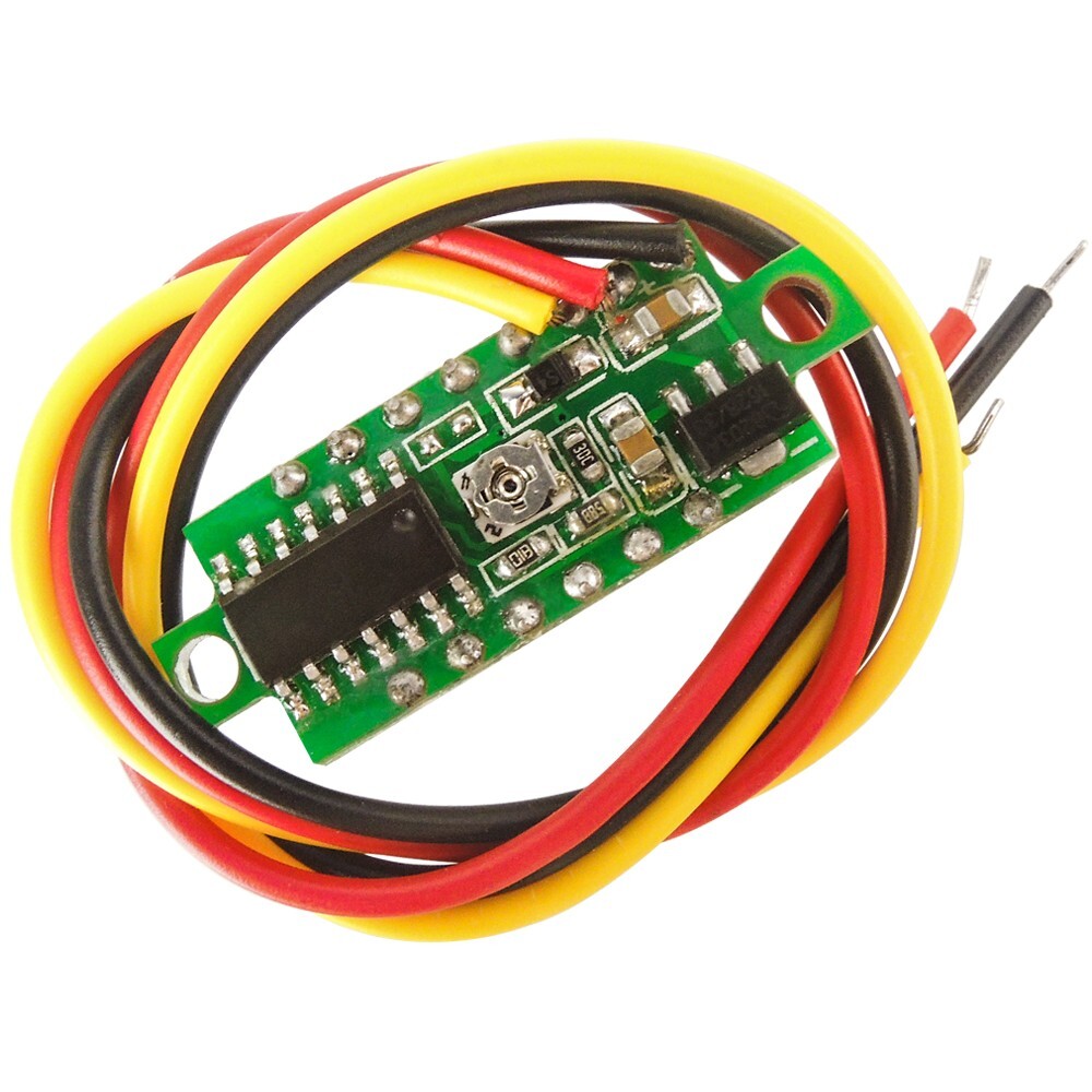 10PCS 0.28" Mini DC 0-100V Voltage Tester Gauge Meter Digital LED Voltmeter