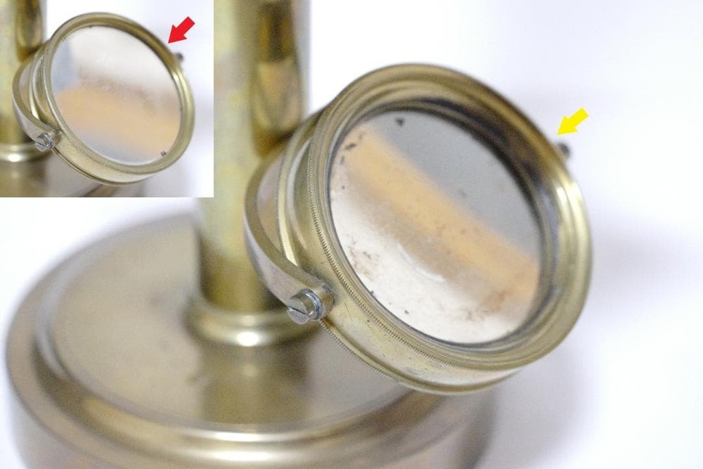 microscope antique collectible Peter Dolond's achromatic microscope