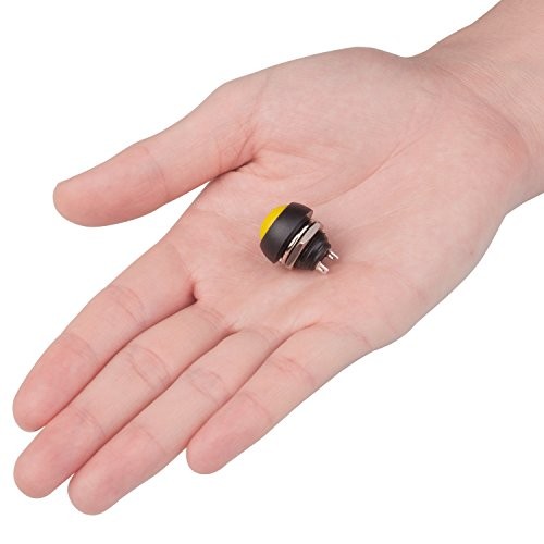 12MM Waterproof Momentary Push Button Switch 15PCS ON- Off Switch (5 Colors)