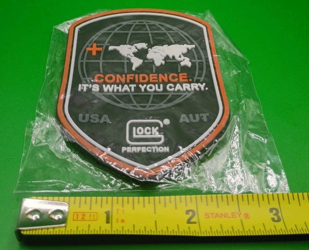 Glock, Ammunition Depot & Stealth Operator 3pc PVC Patch Set - Hook Backing NEW