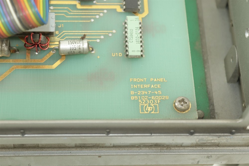 HP Agilent 8510C Network Analyzer Front Panel 85102-60029 Interface