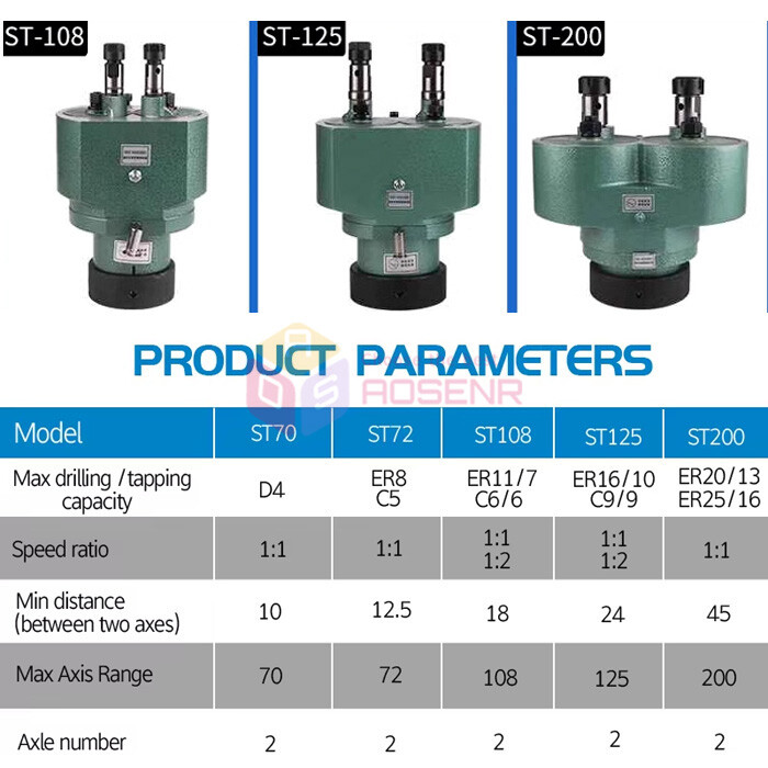 Two-Spindle Boring Machine Multi-spindle Drill Multi-Head Drill Tapping Machine
