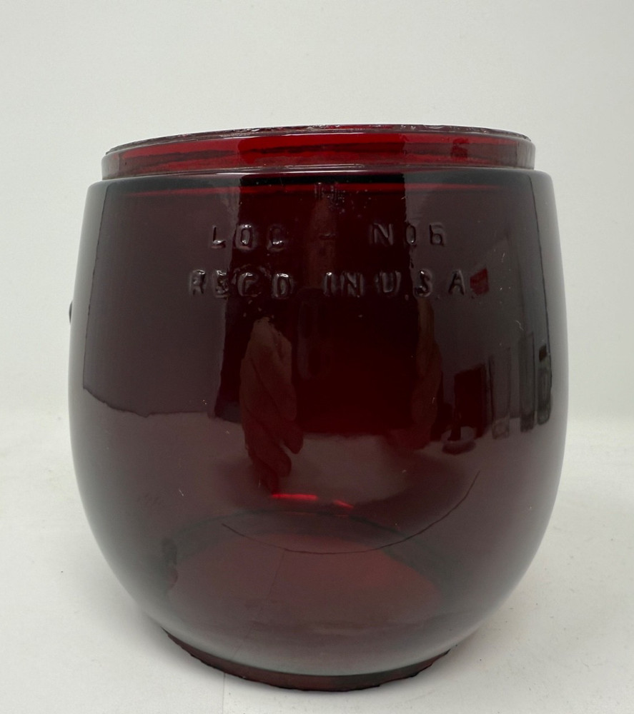 red Dietz D Lite loc nob lantern globe