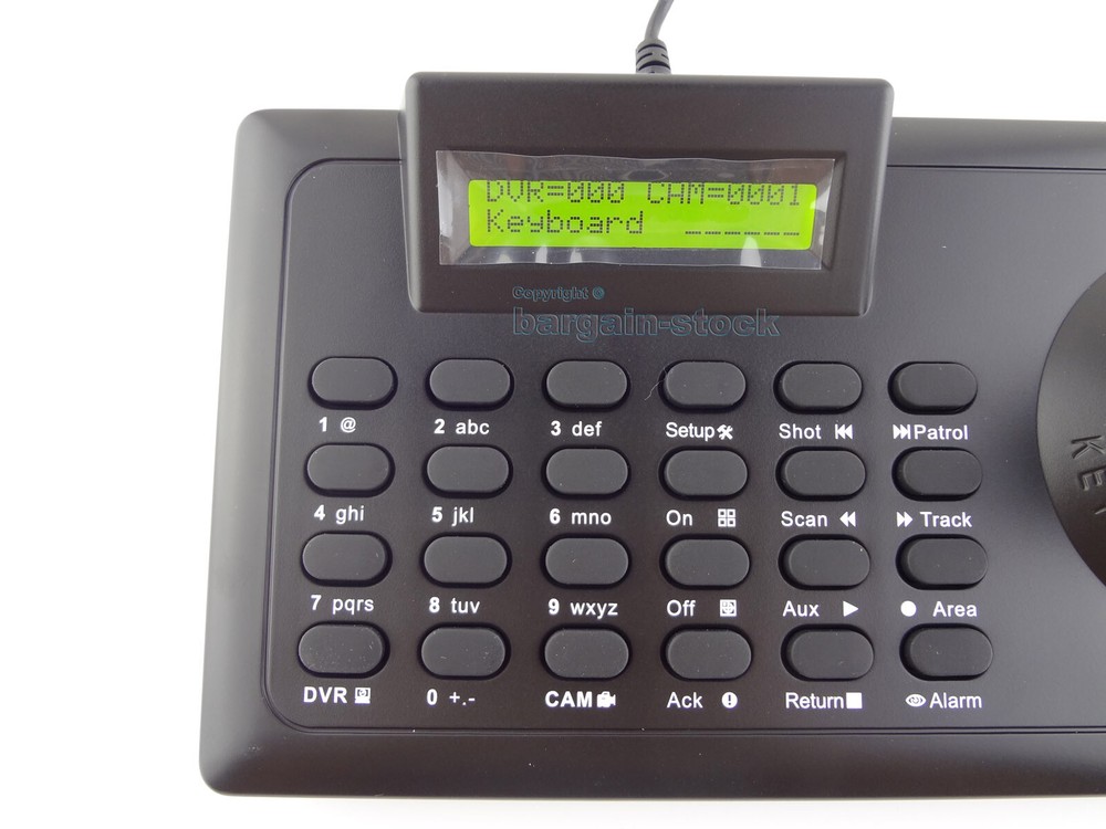 4 Axis RS-485 4D PTZ Joystick Keyboard Controller LCD For CCTV Security System