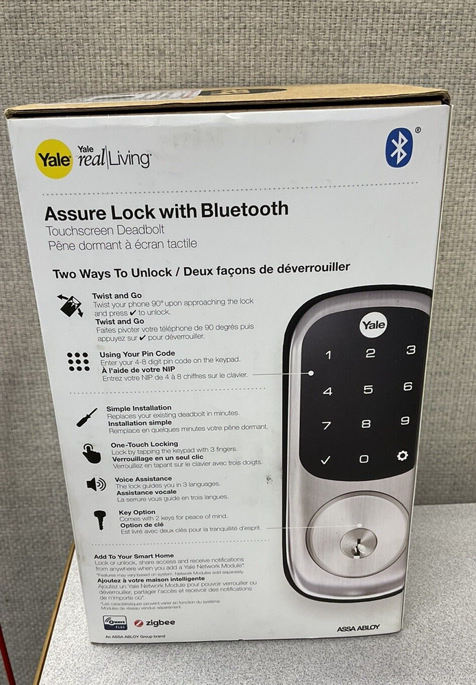 Yale YRD426-NR-619 Touchscreen Deadbolt with Bluetooth