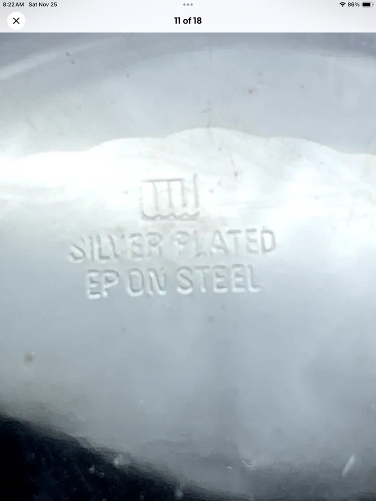 Reed Barton Vtg Silver Plated Steel Serving Set Bowl Plates USA Dining Ware HTF