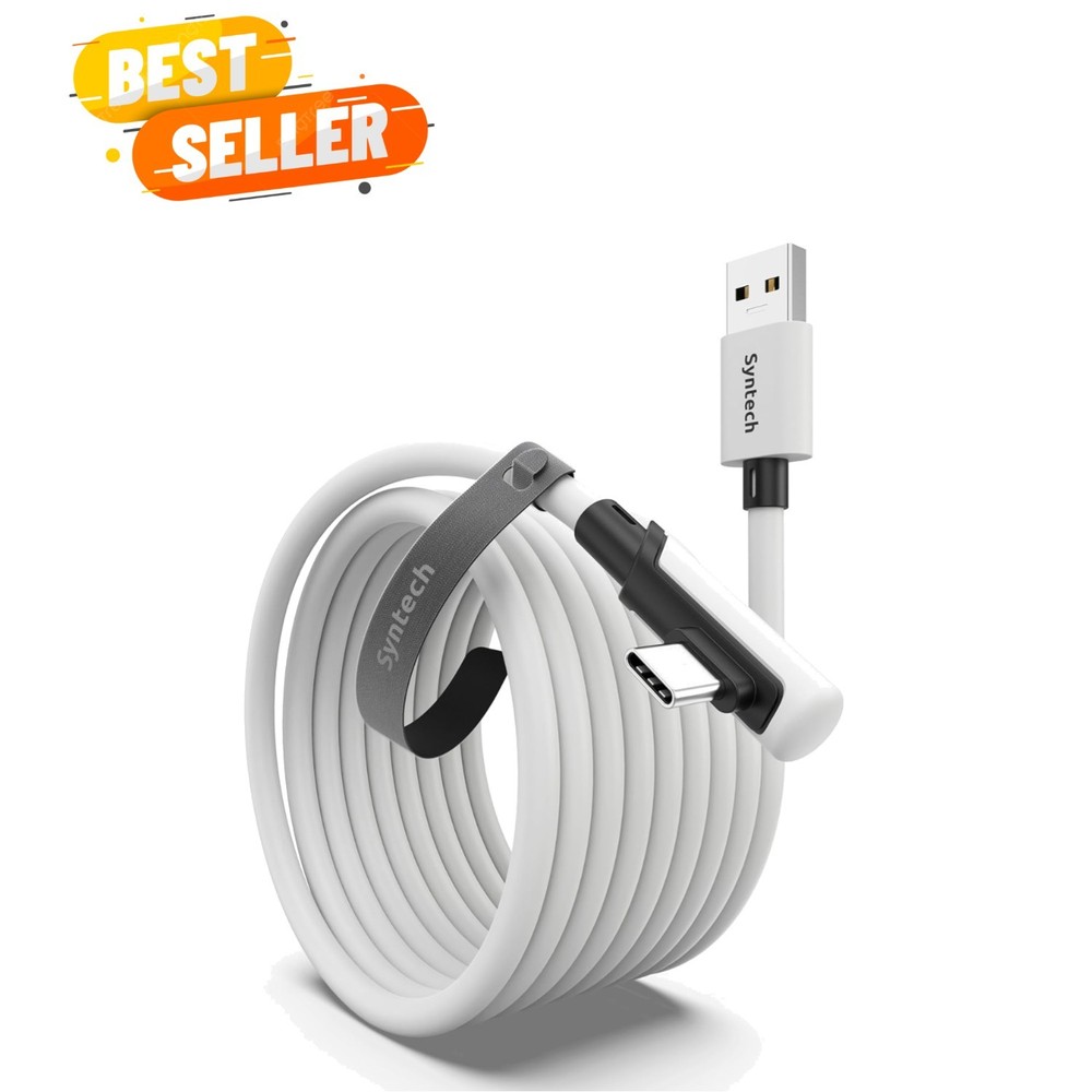 Durable 16FT Link Cable for Oculus/Quest 3/2 & SteamVR - Reliable Performance