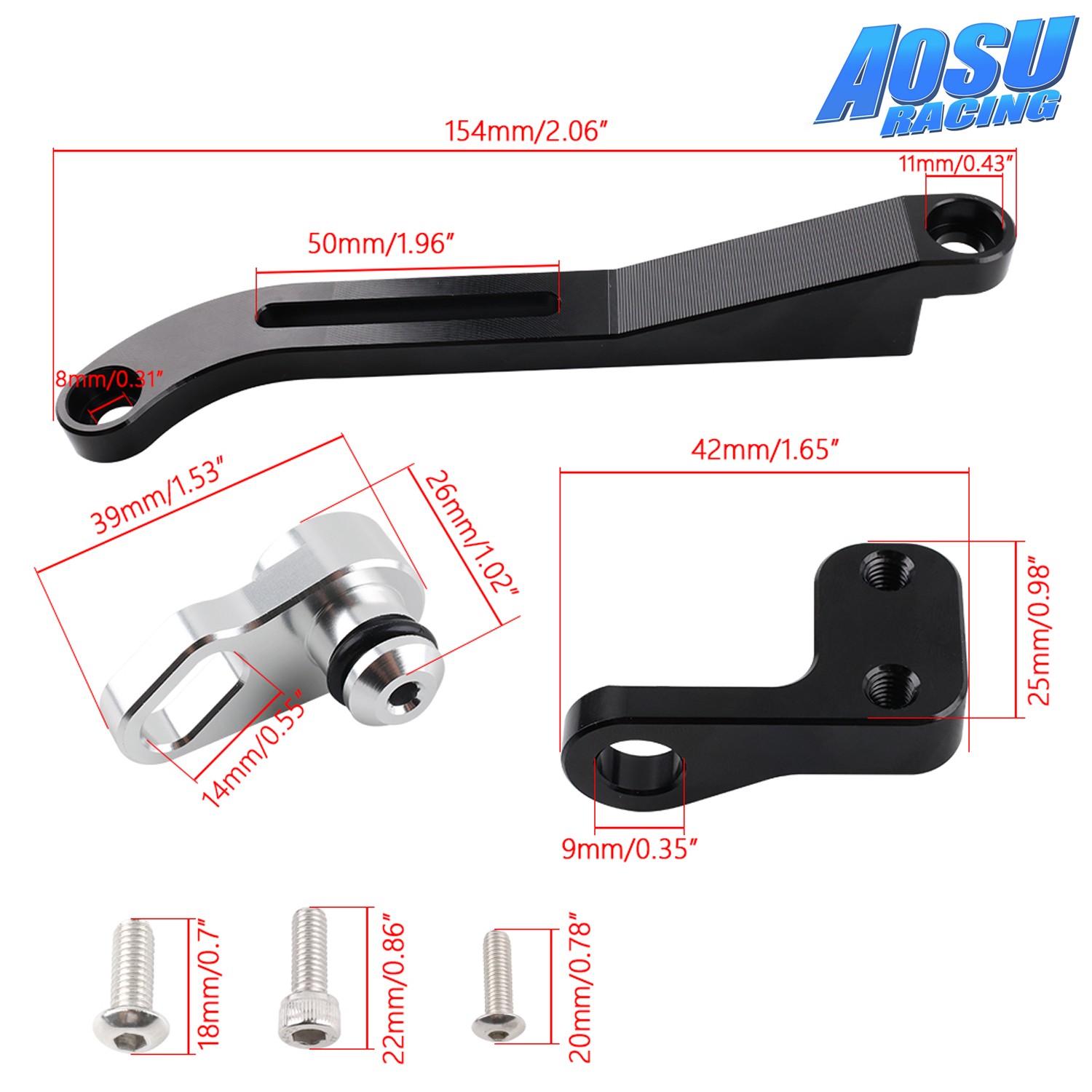 Black Billet LSA Throttle Cable Bracket For Lokar Throttle Cable New