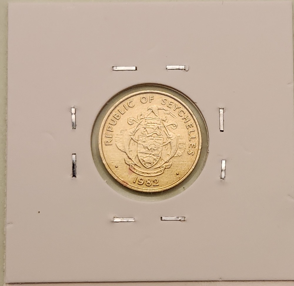 Seychelles coin, 5 Cent, 1982