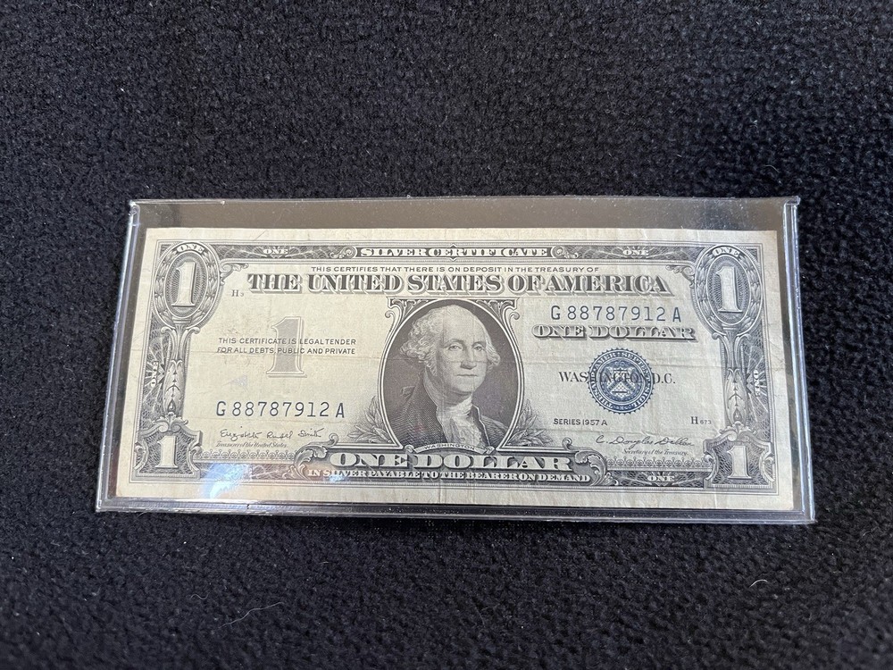 Series 1957 A Silver Certificate Dollar Bill