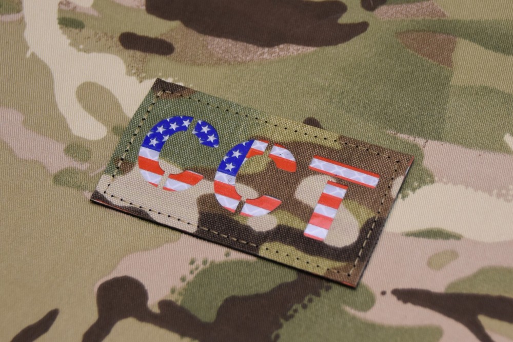 CCT Infrared US Flag Call Sign Patch Multicam USAF Combat Control Team IR Patch