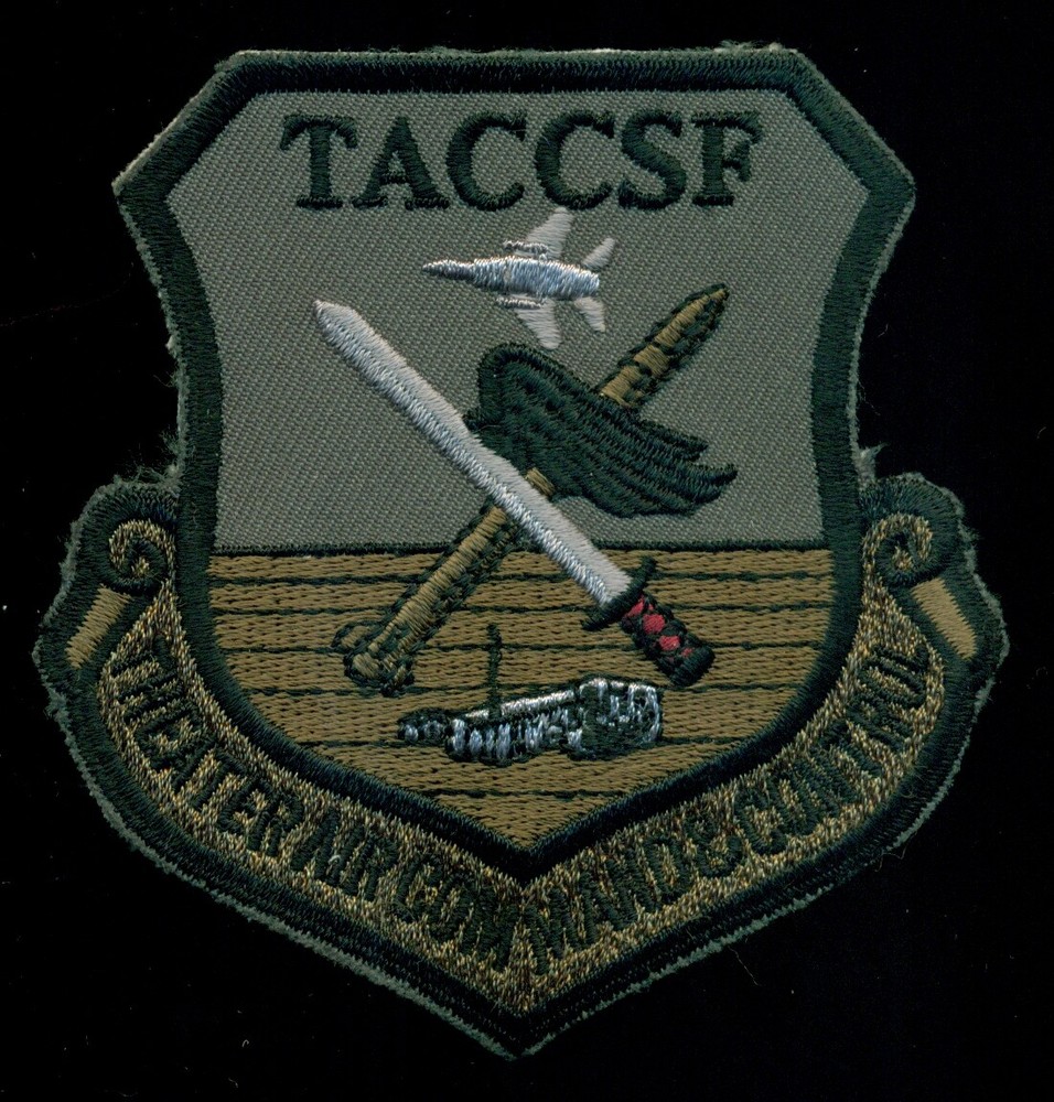 USAF TACCSF Theater Air Command And Control Patch CT2