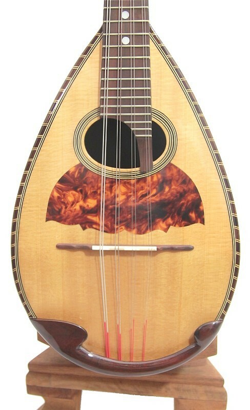 Bowl Back Mandolin Solid Spruce top solid curl Maple back Violin head NBMI