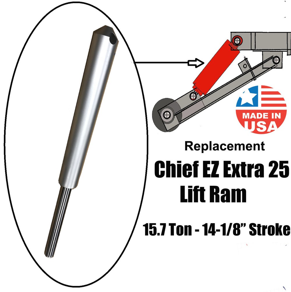 Replacement Chief EZ Extra 25 Frame Machine Lift Ram