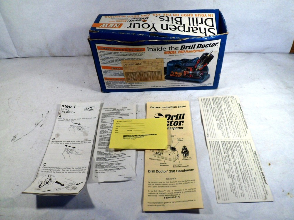 Drill Doctor 250 Drill Bit Sharpener 3/32”- 1/2”