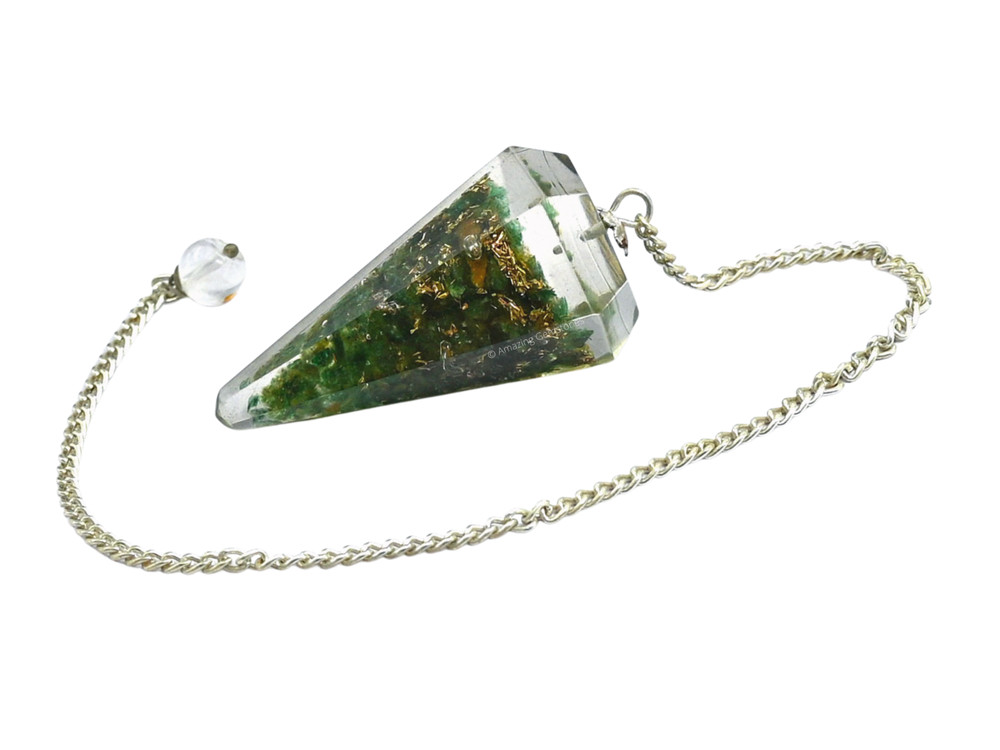 Green Aventurine Orgone Pendulum
