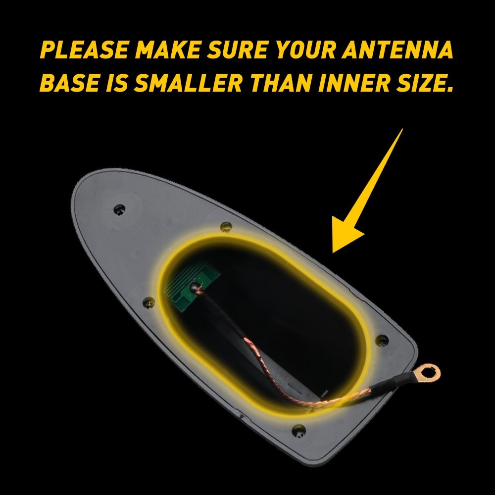 For Kia Forte 2014 2015 2016 Signal Shark Fins Roof Radio Aerial Antenna Cover