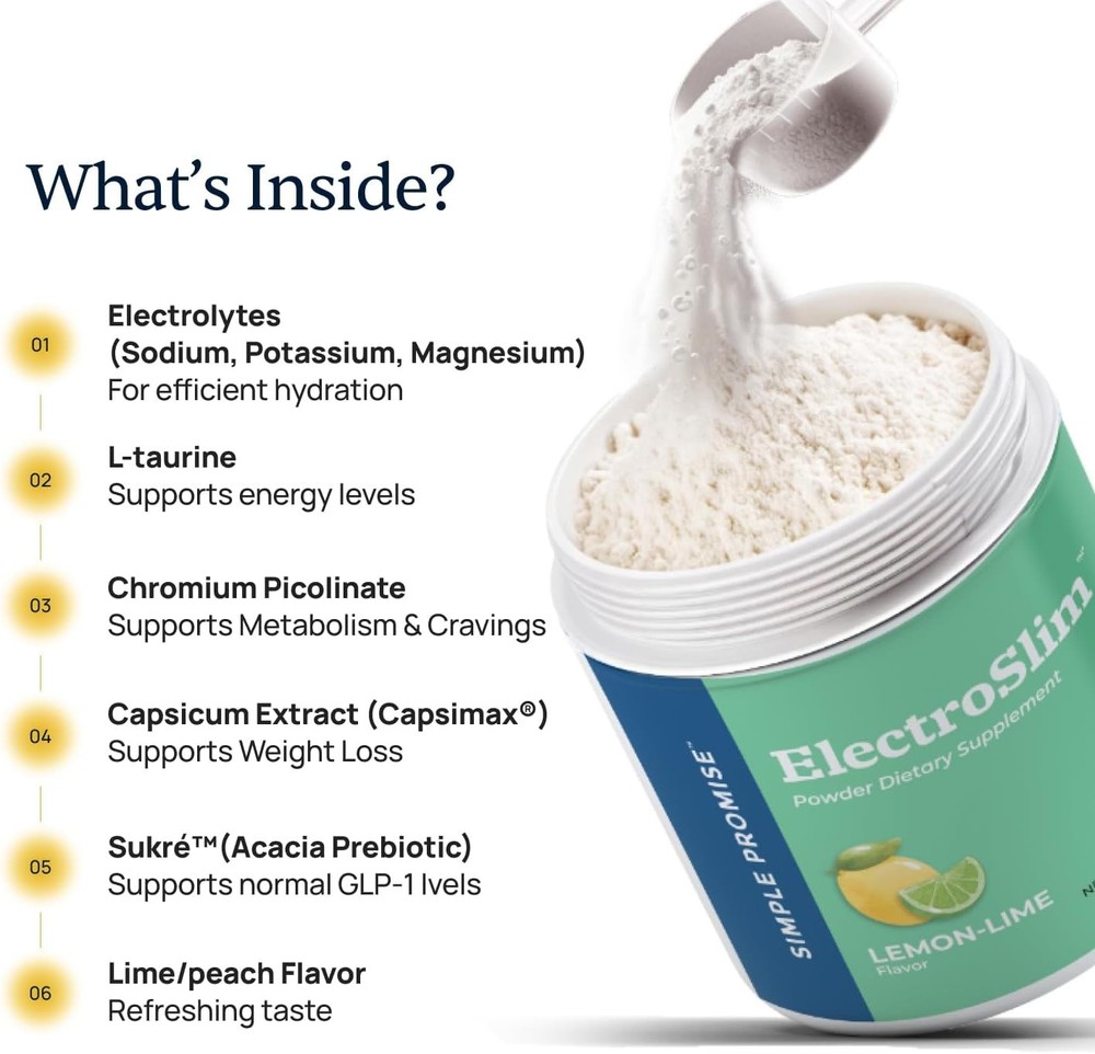 ElectroSlim - Sugar-Free Electrolyte Powder Hydration Support ... Simple Promise