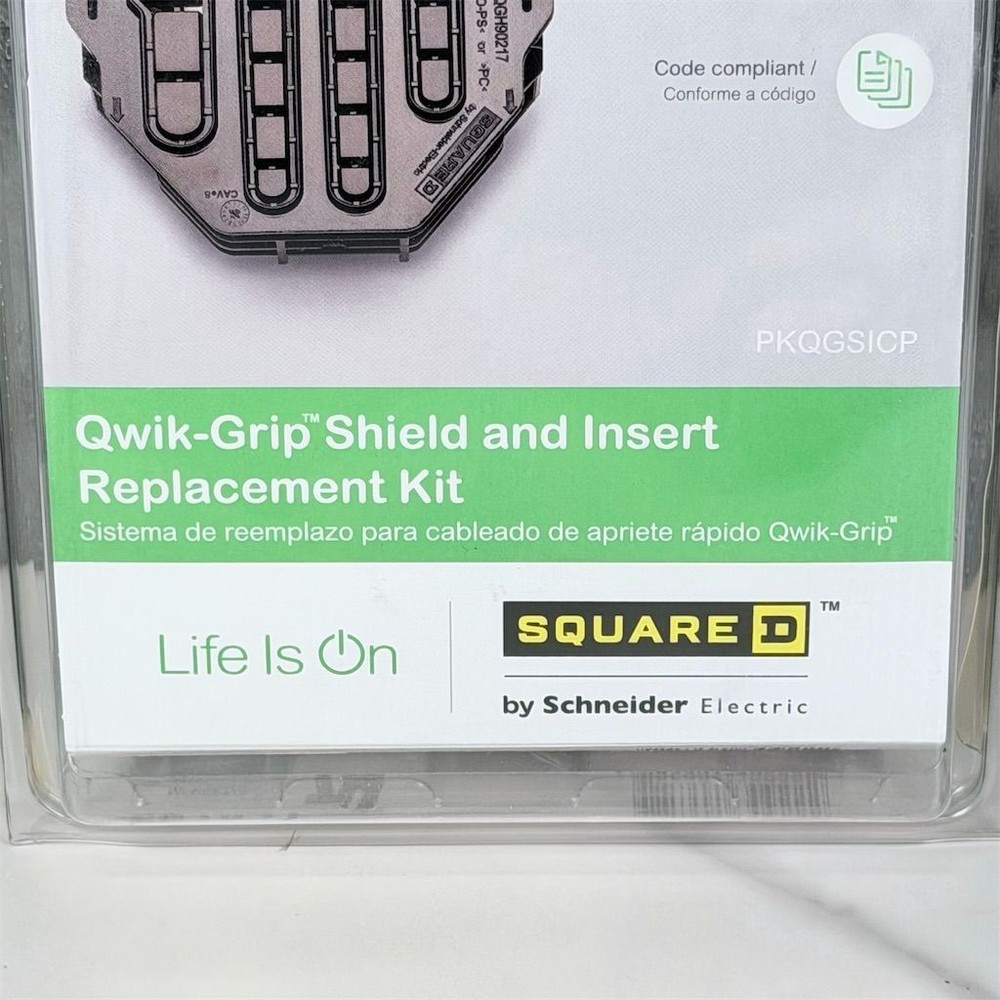 Schneider Electric Square D Qwik-Grip Shield & Insert Replacement Kit PKQGSICP