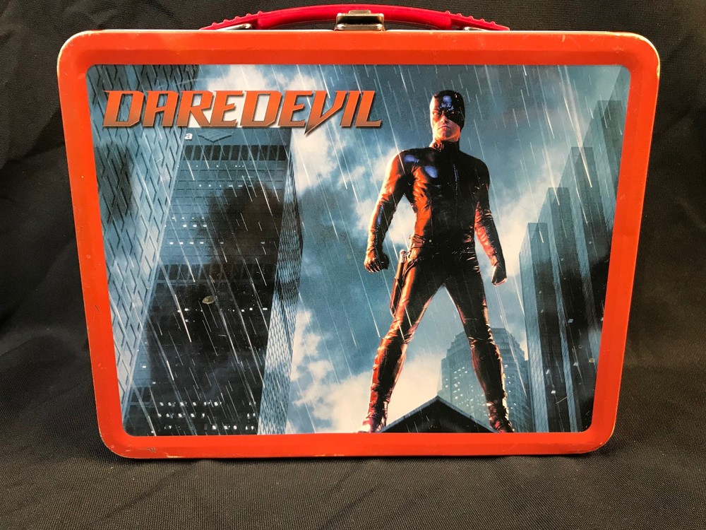 Neca 2003 Marvel Daredevil Metal Lunch Box & Thermos