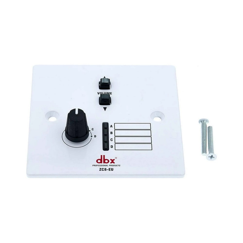 DBX ZC8 Wall-Mounted Zone Controller Source Selector &Volume Control for ZonePRO