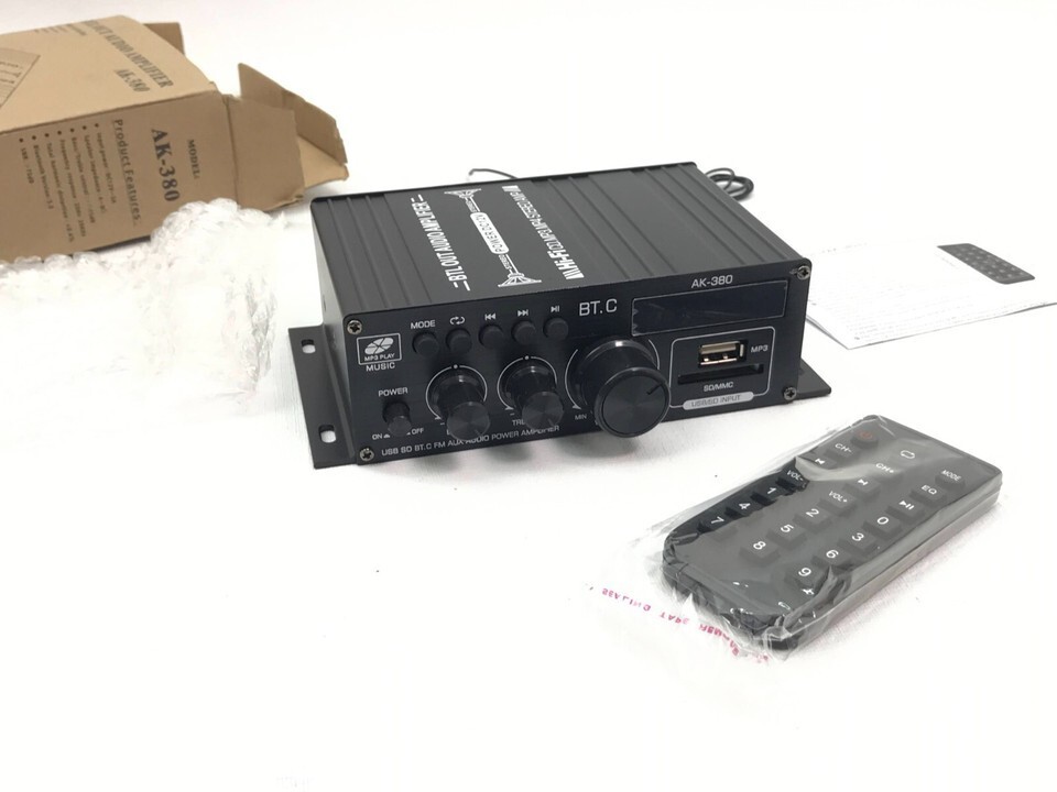 AK-380 Bluetooth Amplifier with Remote Control Function 2.0 Bluetooth Amplifi...
