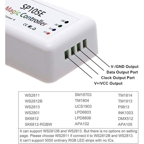 LED Magic Controller - App Controller + Bluetooth