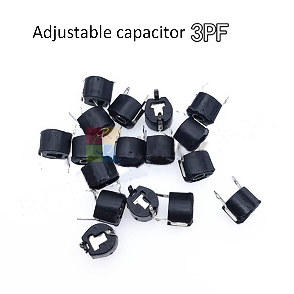 10/100PCS Ceramic Trimmer Capacitors 6mm Adjustable Variable Capacitor 3-120pF