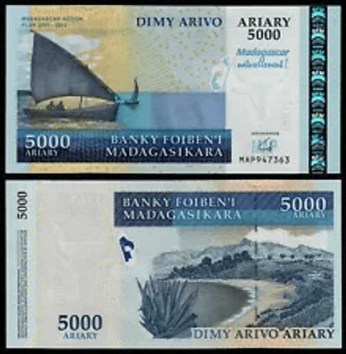 madagascar banknotes,collectable,currency