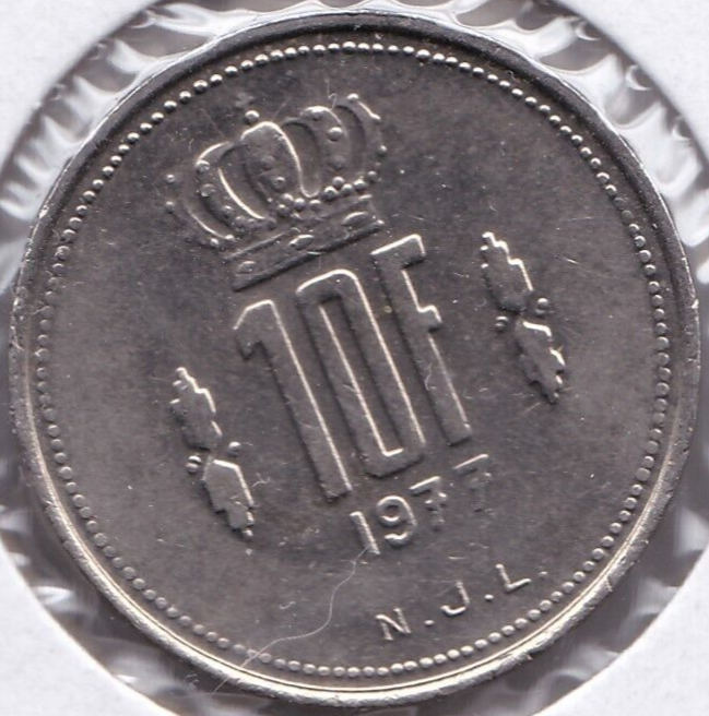 1977 Luxembourg 10 Francs