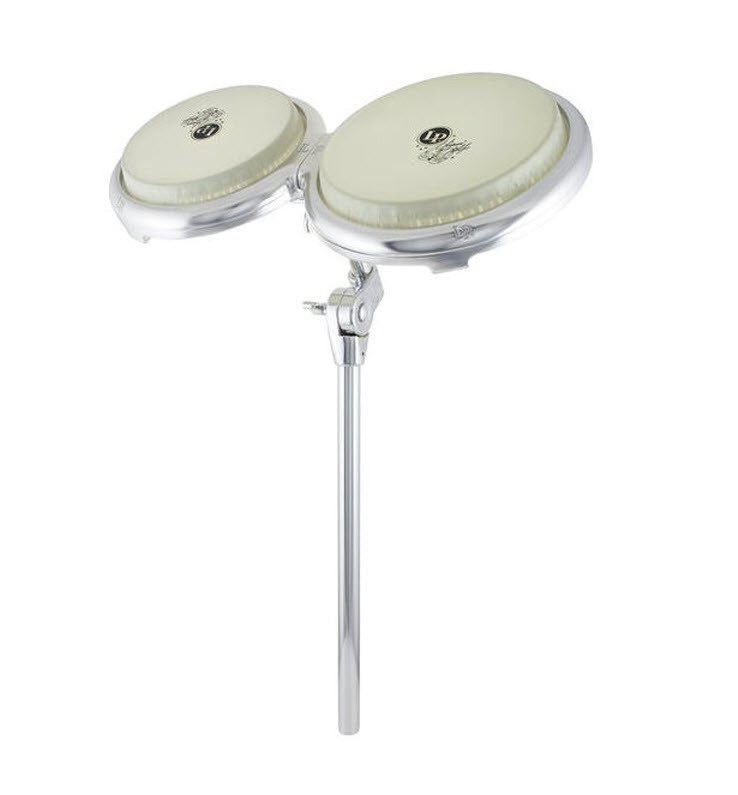 LP LATIN PERCUSSION GIOVANNI COMPACT BONGO DRUMS w/ MOUNTING POST - LP828