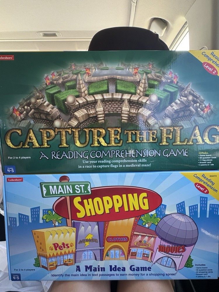 2 Lakeshore Learning Board Games Reading Comprehension Grades 4-5 Level 2
