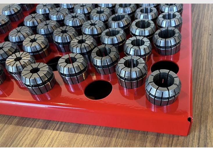 Made in USA 173 Collet Rack Tray ER16 & ER32 Bench Top Drawer Steel Metal New