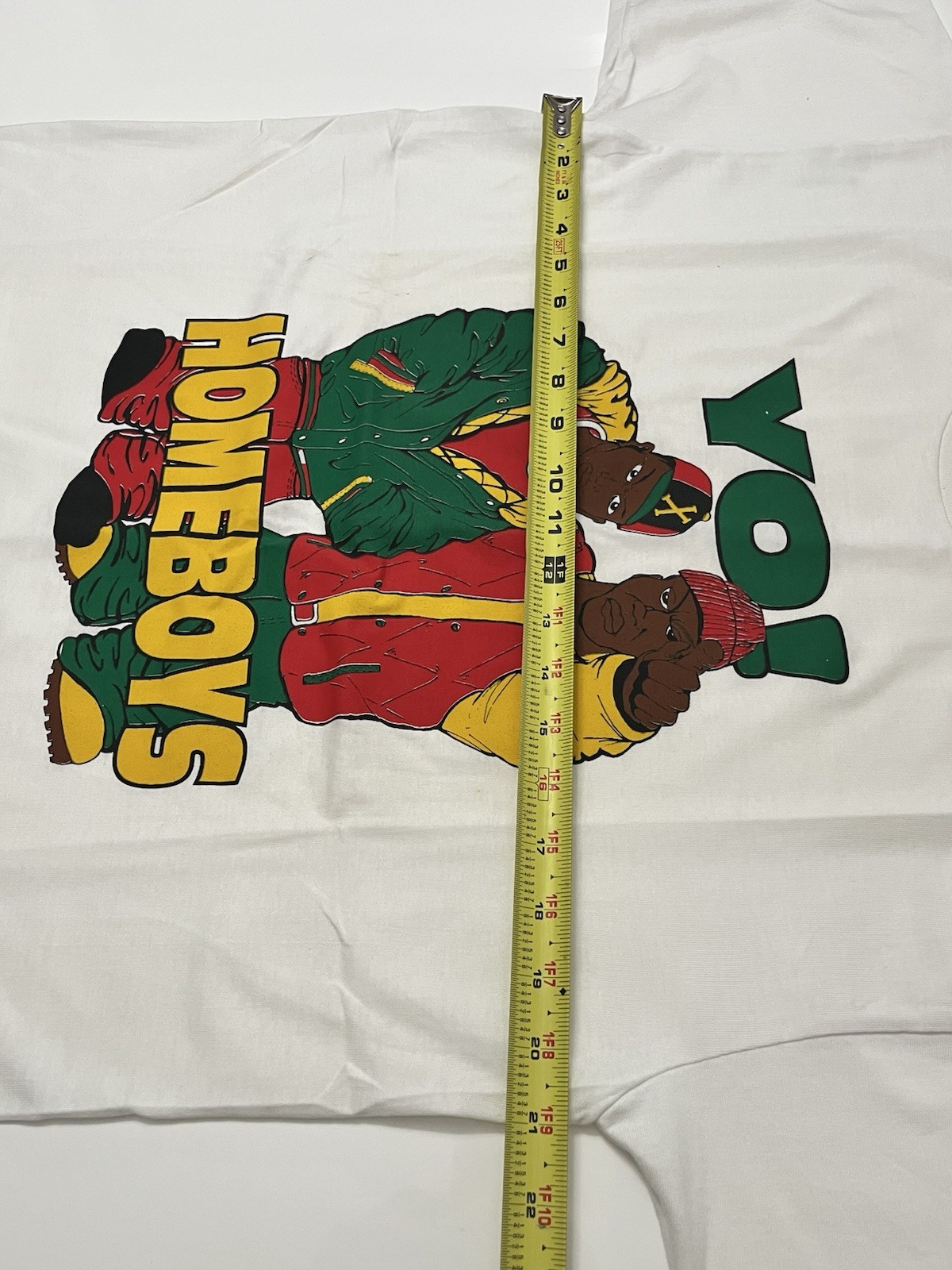 VTG Yo Homeboys Street Wear Bootleg Single Rap Shirt Malcom X 90s L Deadstock