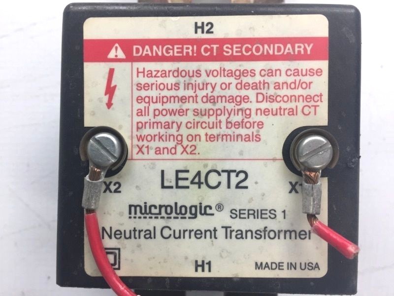 Square D LE4CT2 Neutral Current Transformer Series 1